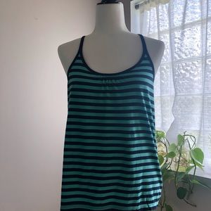 Anthropologie brand Lilka striped tank.